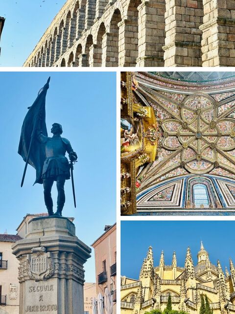 Day 2, Segovia: so amazing to see a Roman aqueduct that was in use until the 1970s, the cathedral...