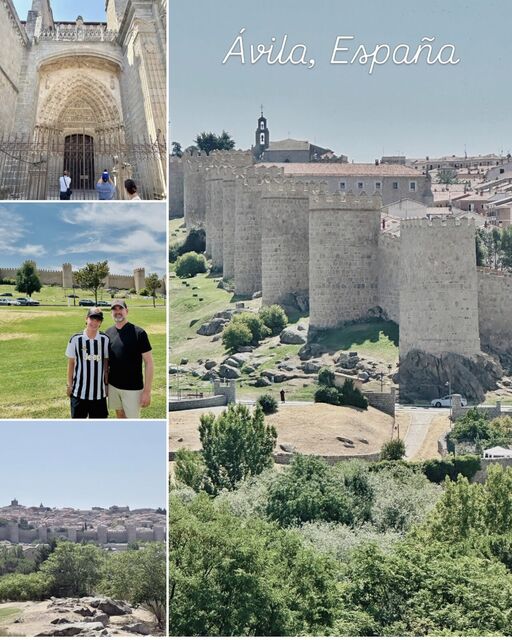 Day 2, Ávila: awesome medieval town with massive walls, built on top of an existing Roman wall
